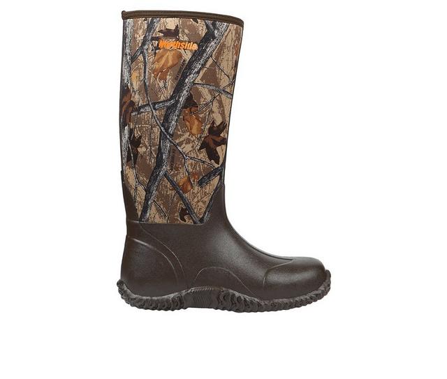 Men's Northside Shoshone Falls Work Boots in Brown Camo color