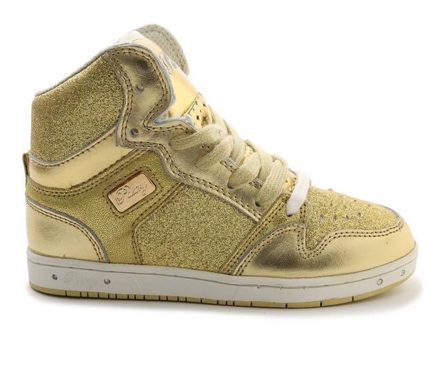 Girls' Pastry Toddler & Little Kid Glam Pie Glitter Sneakers in Gold color