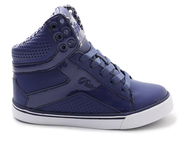 Girls' Pastry Toddler & Little Kid Pop Tart Grid High Top Sneakers in Navy color