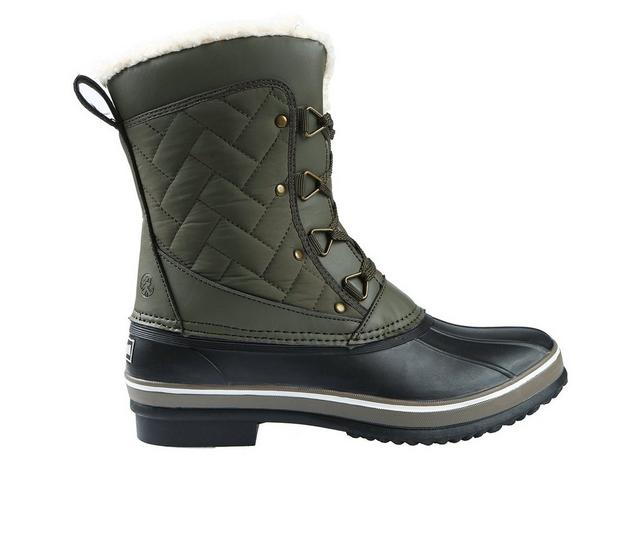 Women's Northside Modesto Winter Boots in Olive color