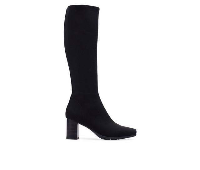 Women's Aerosoles Micah Knee High Boots in Black Fabric color