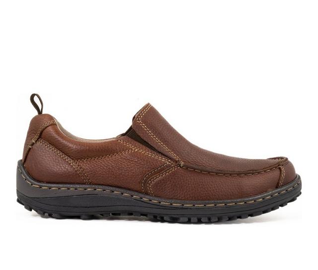 Men's French Shriner Filmore Slip-On Shoes in Brown color
