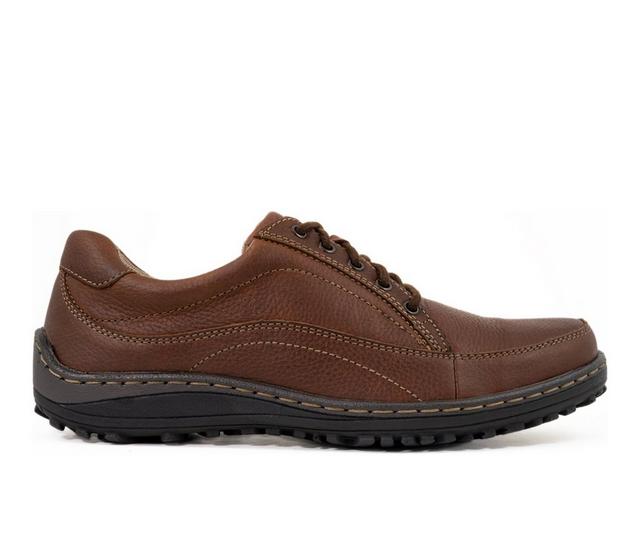 Men's French Shriner Montrose Casual Oxfords in Brown color