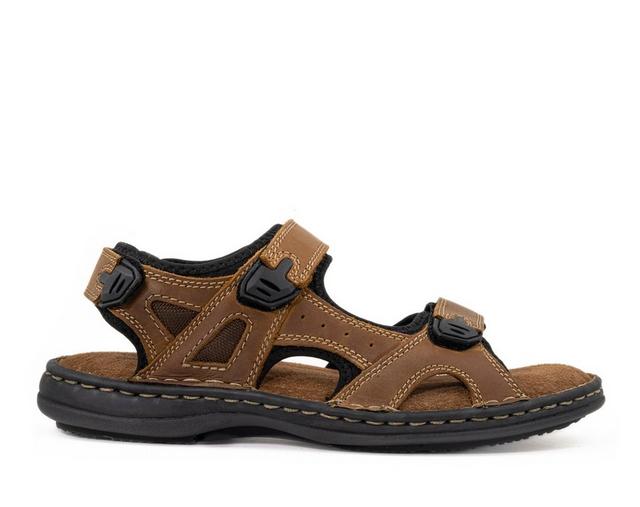 Men's French Shriner Madrid Outdoor Sandals in Tan color