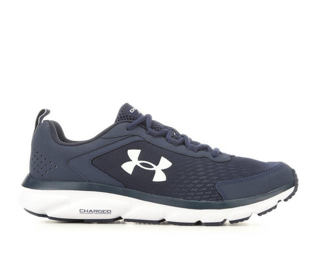 Men's Under Armour Assert 9 Running Shoes in Navy/White color