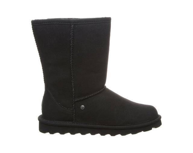 Women's Bearpaw Elle Short Vegan Winter Boots in Black II color