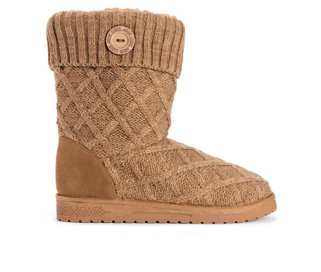 Women's Essentials by MUK LUKS Janet Winter Boots in Camel color
