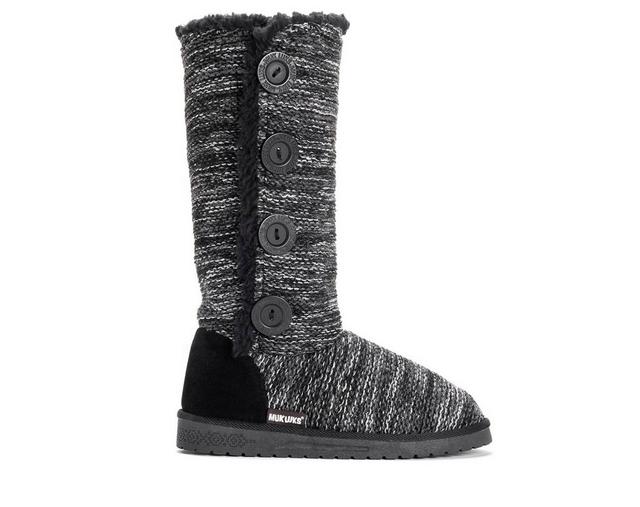 Women's MUK LUKS Liza Knee High Winter Boots in Oxford color