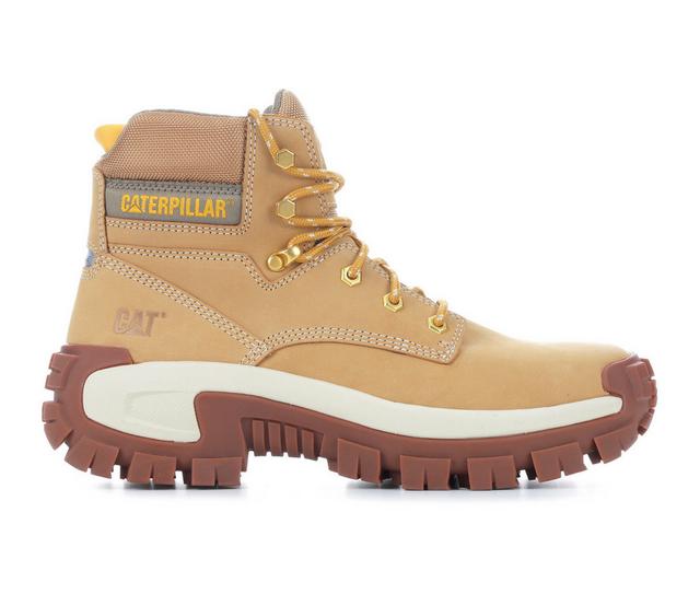 Men's Caterpillar Invader Steel Toe Work Boots in Honey Reset color