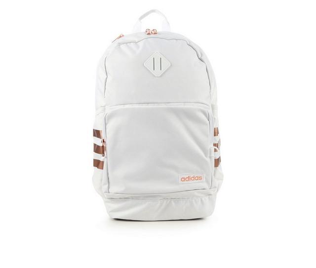 Adidas Classic 3S IV Backpack in White Rose Gold color