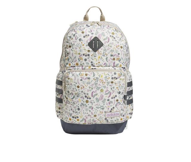 Adidas Classic 3S IV Backpack in Floral Chalk/Wh color
