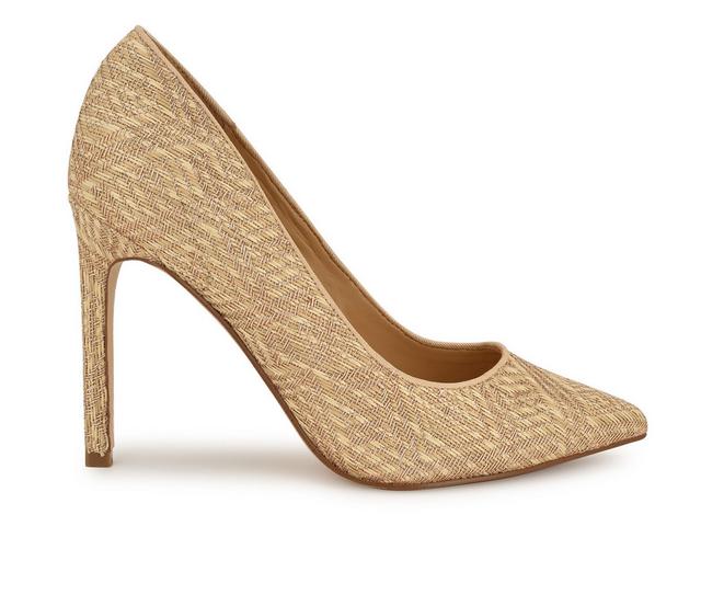 Women's Nine West Tatiana Stiletto Pumps in Natural color