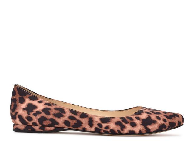 Women's Nine West Speakup Flats in Leopard color