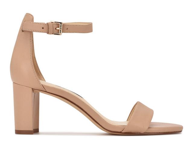 Women's Nine West Pruce Dress Sandals in Nude color