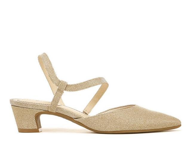 Women's LifeStride Minimalist Pumps in Gold Rhinestone color