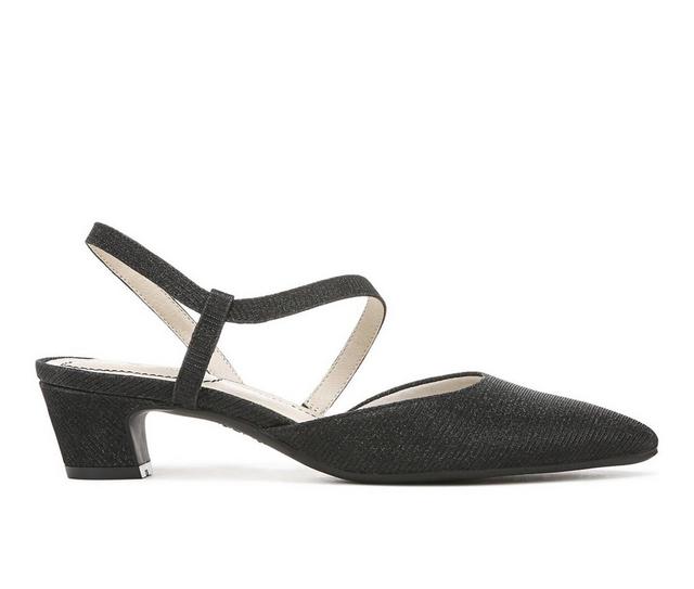 Women's LifeStride Minimalist Pumps in Black Rhine color