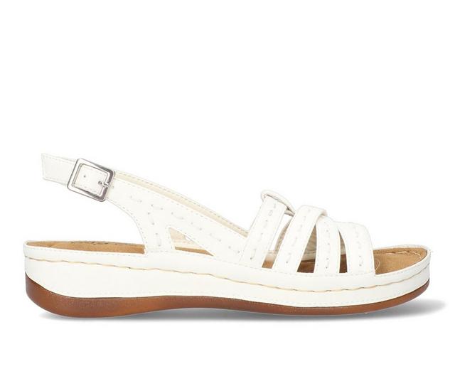 Women's Easy Street Kehlani Sandals in White color