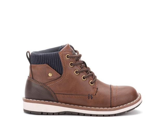 Boys' Xray Footwear Little Kid & Big Kid Alvin Lace-Up Boots in Brown color