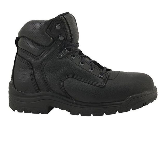 Men's Timberland Pro Titan 6in 26063 Alloy Toe Work Boots in Coffee color