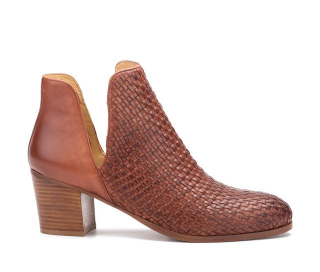 Women's Vintage Foundry Co Skyler Booties in Cognac color