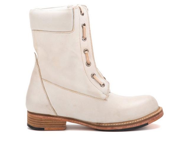 Women's Vintage Foundry Co Filo Modern Combat Boots in White color