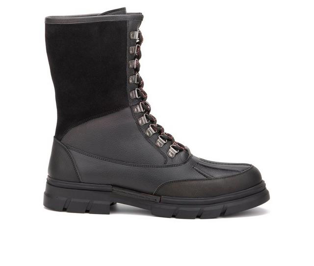 Men's Reserved Footwear Cognite Lace-Up Boots in Black color