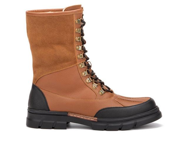 Men's Reserved Footwear Cognite Lace-Up Boots in Tan color