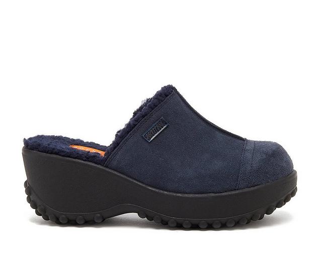 Women's Rocket Dog Fran Cozy Clogs in Navy color