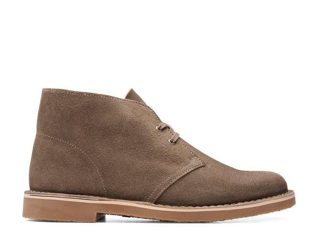 Men's Clarks Bushacre 3 Chukka Boots in Sand Waxy Suede color