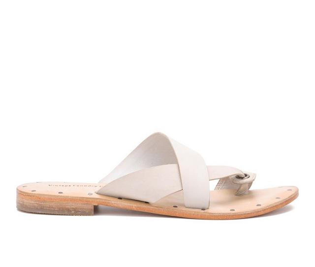 Women's Vintage Foundry Co Eleni Slide Sandals in Off White color