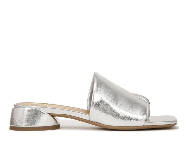 Women's Franco Sarto Loran Dress Sandals in Silver color