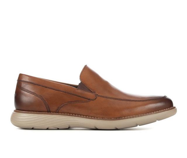 Men's Rockport Garett Venetian Slip-On Shoes in Cognac color