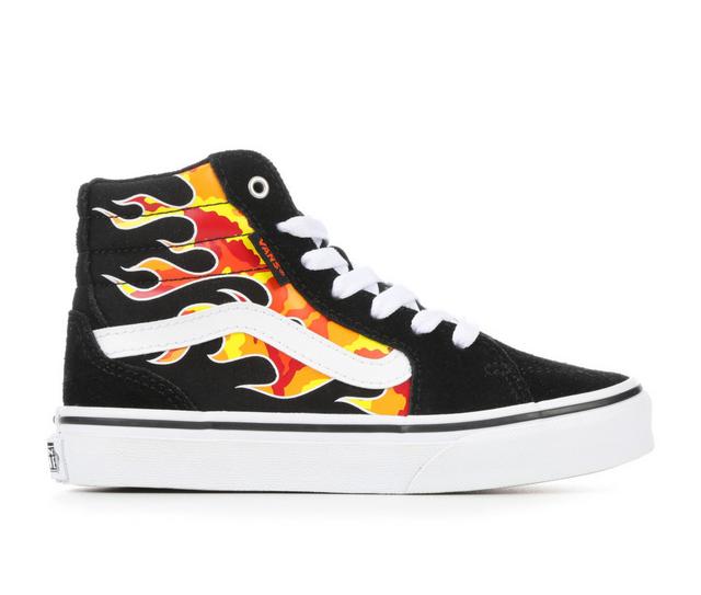 Kids' Vans Little Kid & Big Kid Filmore High-Top Sneakers in Black/Flame color