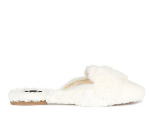 Journee Collection Eara Slippers in Beige color