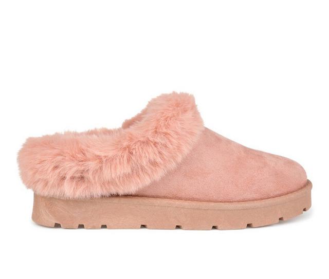 Journee Collection Whisp Slippers in Blush color