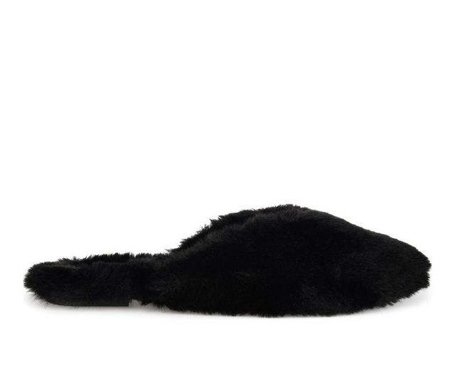 Journee Collection Sundown Slippers in Black color