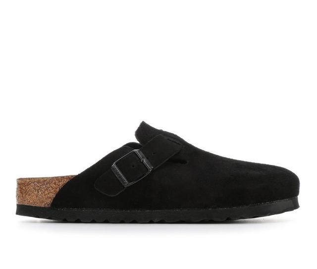 Women's Birkenstock Boston Soft Clogs in Black color