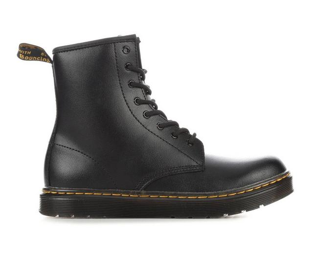 Girls' Dr. Martens Little Kid & Big Kid Zavala Jr. Combat Boots in Black color