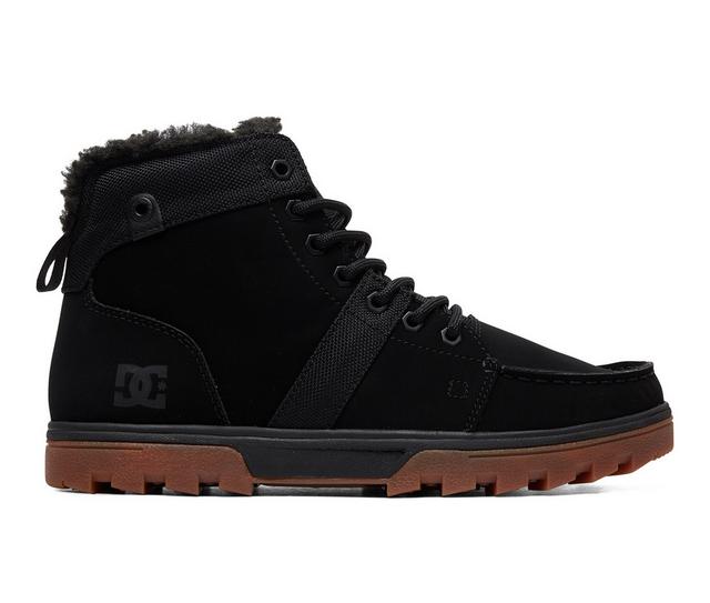 Men's DC Woodland Winter Boots in Black/Gum color