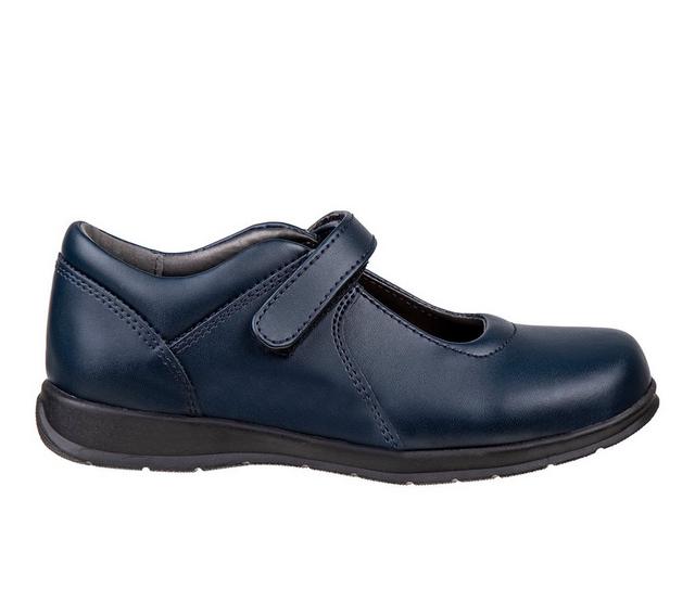 Girls' Academie Gear Toddler & Little Kid & Big Kid Lauren Dress Shoes in Navy color