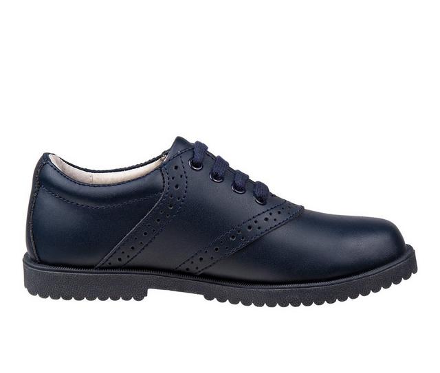 Girls' Academie Gear Toddler & Little Kid & Big Kid Honor Wide Width Oxfords in Navy Wide color