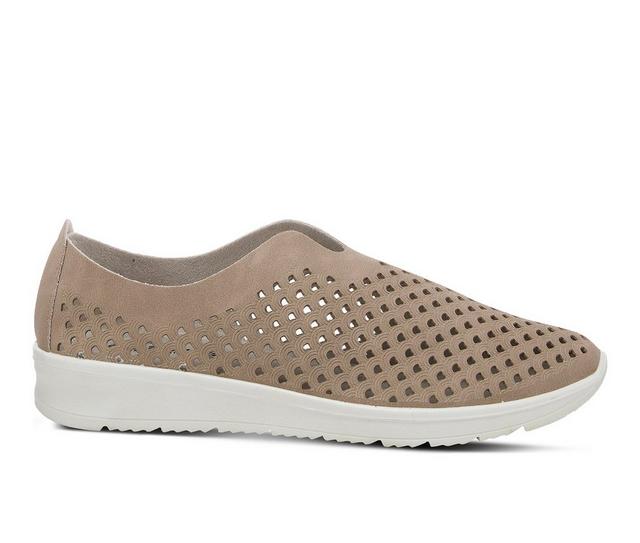 Women's Flexus Centrics Slip-On Shoes in Taupe color