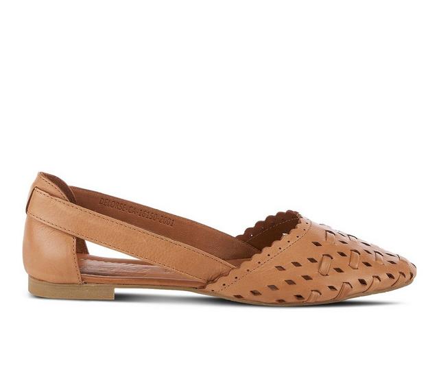 Women's SPRING STEP Delorse Flats in Camel color