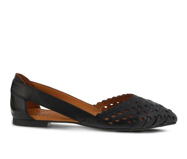 Women's SPRING STEP Delorse Flats in Black color