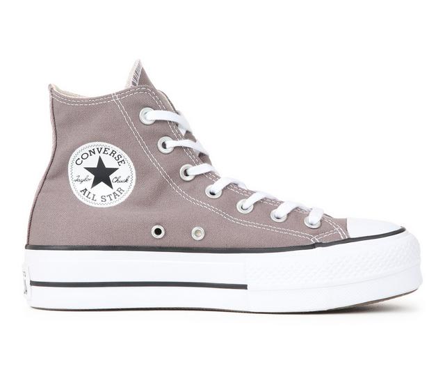 Women's Converse Chuck Taylor Seasonal Lift Hi Sustainable Platform Sneakers in Pure Pumice color