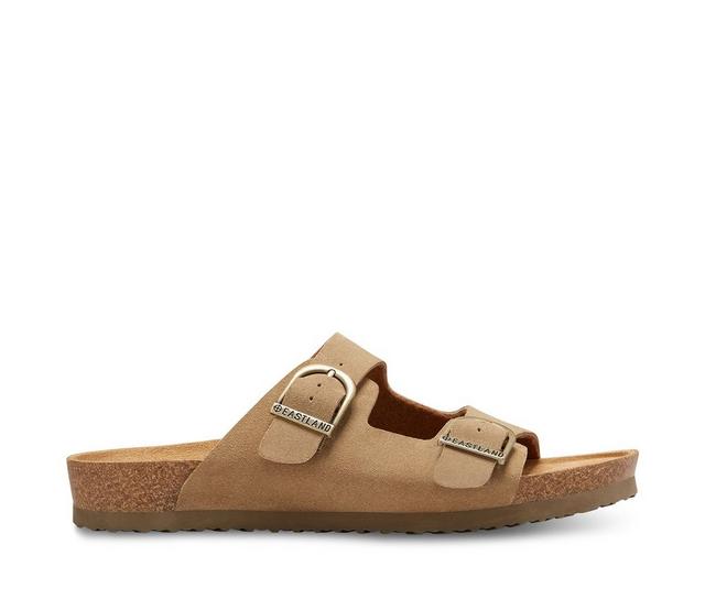 Men's Eastland Cambridge Outdoor Sandals in Khaki Suede color