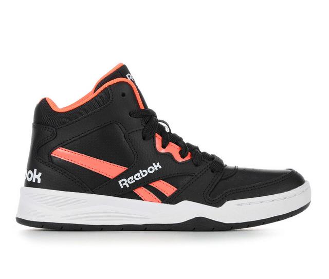 Boys' Reebok Little Kid & Big Kid BB4500 Court Basketball Sneakers in Black/Org/Wht color