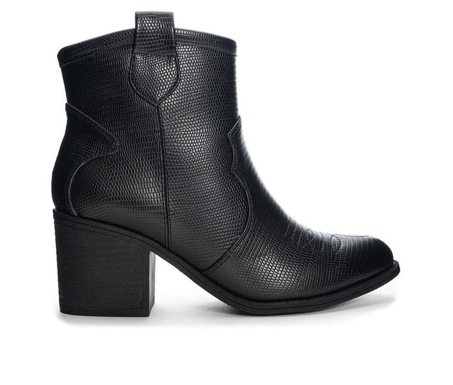 Women's Dirty Laundry Unite Western Booties in Black color