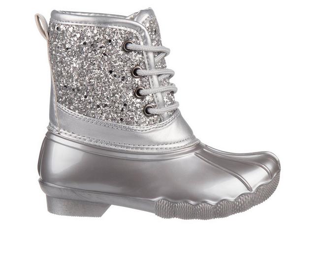 Girls' Josmo Little Kid & Big Kid Sparkle Duck Boots in Silver color