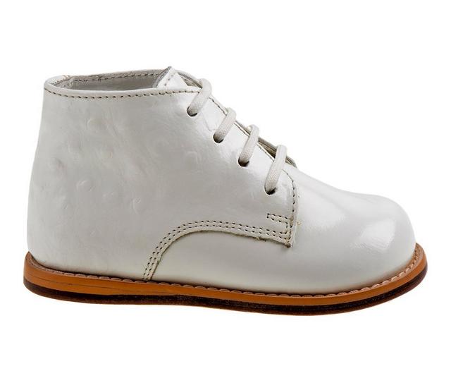 Girls' Josmo Infant & Toddler Baby First Walker Patent Boots in White Patent color